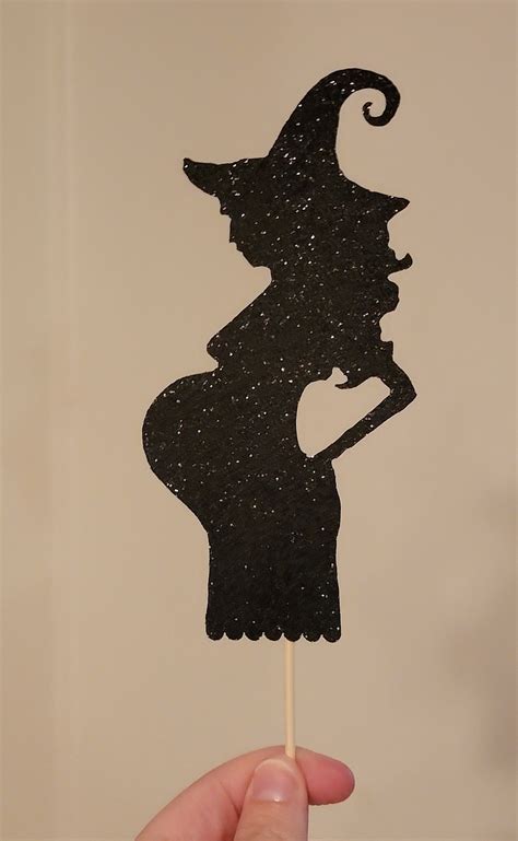 Express Your Witchy Style with a Pregnant Witch Cake Topper